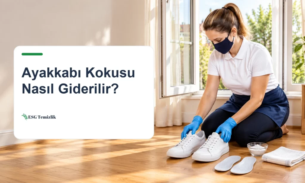 Tabanlıkları çıkarılmış spor ayakkabıların pencere önünde havalandırılması ve karbonat