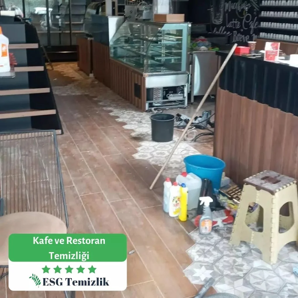 İstanbul kafe temizliği — ESG Temizlik ekibi